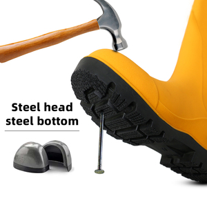 <span class=keywords><strong>Botas</strong></span> de Lluvia Vaultex, Impermeables, de PVC, Amarillas, <span class=keywords><strong>Botas</strong></span> de Lluvia de Moda, <span class=keywords><strong>Botas</strong></span> de Goma para Jardín, Construcción, Venta al Por Mayor - Product Image 4