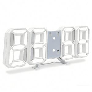 นาฬิกาปลุกดิจิตอลติดผนัง Wsy175 แบบตั้งโต๊ะ แสดงผล 12 ชั่วโมง/24 ชั่วโมง ปรับความสว่างได้ พร้อมไฟกลางคืน ประหยัดพลังงาน นาฬิกา 3 มิติ - Product Image 1