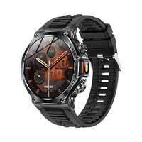 2025 Nuevo Hombre AK82 Smartwatch con pantalla ultra grande, batería de 800mAh, asistente de voz BT Call 100 + Modos deportivos Monitor de salud