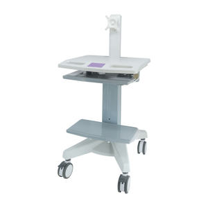 현대 금속 높이 조정 가능한 모바일 의료 컴퓨터 카트 VESA 병원 트롤리 치과 클리닉 워크 스테이션 노트북 카트 - Product Image 2
