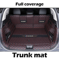 Tapis de coffre de voiture en cuir, imperméable, antidérapant, sur mesure pour un nettoyage facile, doublure de coffre arrière universelle pour SUV et berline