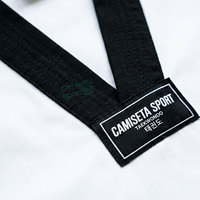 Uniforme d'entraînement d'arts martiaux Taekwondo Dobok en tissu polyester-coton pour adultes et enfants, tenue de compétition et d'entraînement, personnalisable OEM
