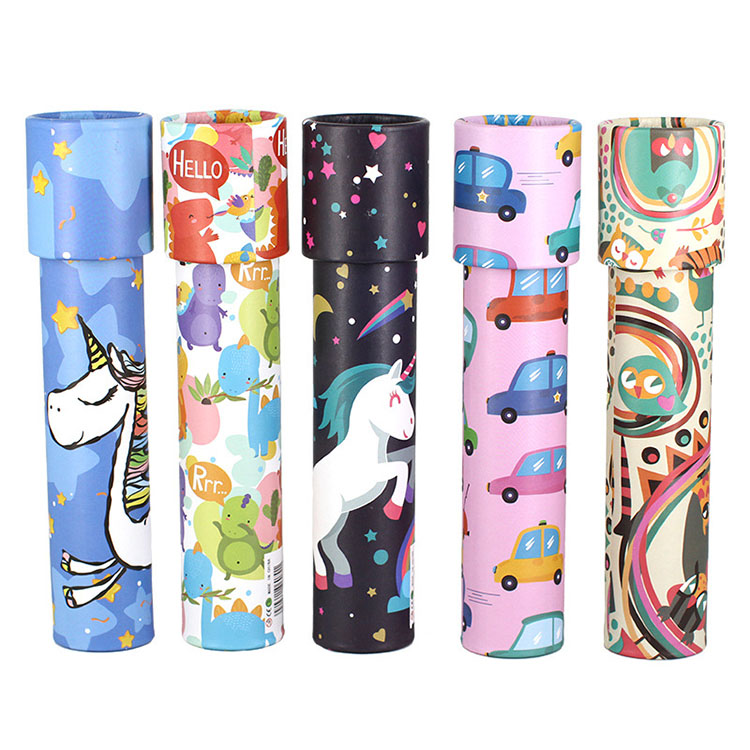 Оптовая продажа, Детские Классические игрушки, красочный калейдоскоп, вращающийся волшебный калейдоскоп, игрушка для детей