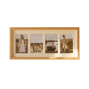Expositor de Fotos Combinado de Cuatro Orificios del Fabricante, Marco de Fotos de Cartón Hueco de 6 Pulgadas, Marco de Madera de Dos o Tres Piezas <span class=keywords><strong>para</strong></span> - Product Image 1