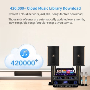 Sistema de Karaoke en varios idiomas, amplificador de micrófono y altavoces, potente equipo de Karaoke KTV - Product Image 4