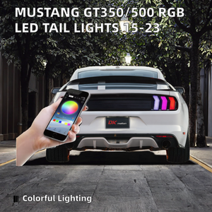 ไฟท้าย LED RGB DK Motion รุ่นใหม่สำหรับ Mustang GT350 GT500 ปี 2015-2023 12V 36W - Product Image 2