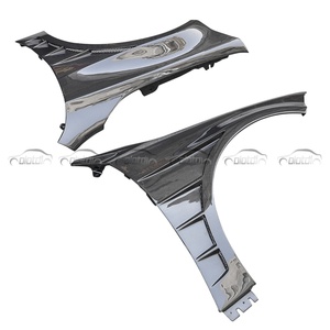 Pour Mercedes Benz Classe A W177 A45, extensions d'ailes latérales en fibre de carbone style OTD, panneaux de séparation, garnitures de spoiler, tuning auto 2019+ - Product Image 5