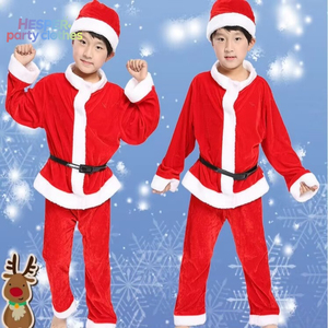 HESPER New Unisex Santa Claus Christmas Costumes for Boys and Girls Character Jumpsuit for <b>TV</b>-Character Inspired <b>Design</b> - Product Image 3