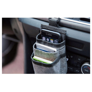 Bolsa de almacenamiento portátil para coche Bolsas de basura ecológicas para coche con percha para viajar - Product Image 1