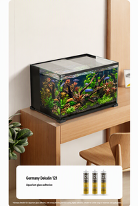 ตู้ปลา JSD YEE Ultra Clear Glass Back Filter แบบออลอินวัน พร้อมฝาเลื่อน ปั๊มน้ำ และวัสดุกรอง สำหรับตั้งโต๊ะ - Product Image 6