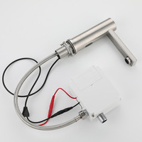 Robinet mitigeur automatique de salle de bain, robinet de douche brossé, capteur sans contact SUS304