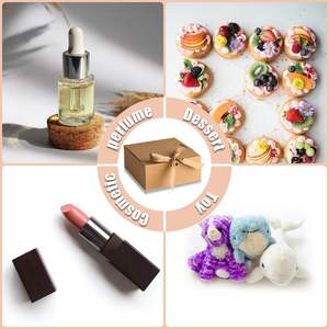 Boîtes cadeaux brunes avec couvercles, boîtes cadeaux carrées avec rubans en champagne, boîtes cadeaux pour anniversaire, mariage, fête - Product Image 6