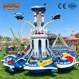 Manège Électrique de <span class=keywords><strong>Parc</strong></span> d'Attractions à Contrôle Manuel, 16 Places, Double Pont, en Forme d'Avion, à Vendre - Product Image 1