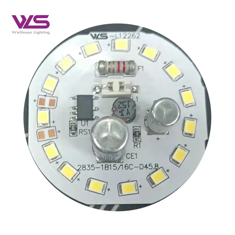 Long Working Time Led Lighting Bulb E27 B22 Aluminum PC Indoor Lighting 12w Led Bulb SKD Parts