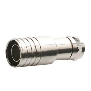 <span class=keywords><strong>75</strong></span> ohmios tipo F enchufe recto CATV montaje RG11 F macho Twist-On Crimp conector RF 2A impermeable - Product Image 1