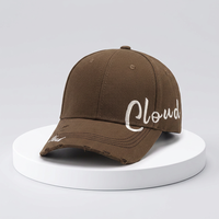 Gorra de Béisbol Unisex Personalizada de 6 Paneles, Ajustable, con Hebilla Dorada de Cobre, Bordado, Impresión por Transferencia de Calor, Tela de Popelina Personalizable