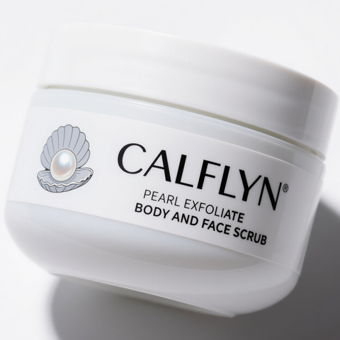 Pearl Natural Body Scrub Exfoliating Removes Dead, Dry Skin for a Soft & Hydrated Feel Daily & Spa Use, Body & Face Exfoliator
