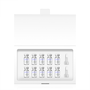 Siero Viso Rassodante al Collagene e Peptidi di Rame Blu con Vitamina <span class=keywords><strong>C</strong></span>, Ampolle Cosmetiche Private Label - Vendita Calda - Product Image 5