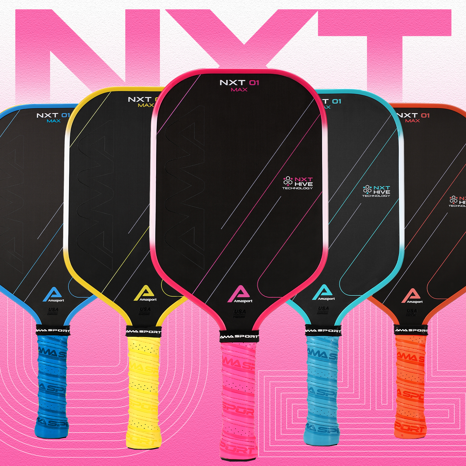 AMASPORT NXT 01 Pro ピックルボールラケット NXTPro-PA015-Ama Sport