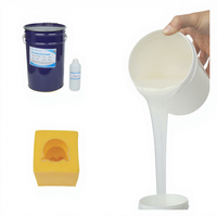 Caoutchouc de silicone souple 30 ShoreA pour la fabrication de moules en silicone RTV-2 caoutchouc de silicone