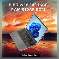 Ordinateur portable 2-en-1 OEM W16 14 pouces Intel N95 16 Go de RAM 512 Go SSD Windows 11 Pro Écran tactile IPS en alliage d'aluminium magnétique flottant