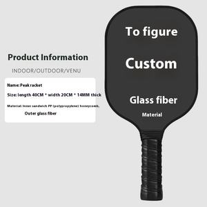 Usine directe extérieure compétitive pour Peak <span class=keywords><strong>Badminton</strong></span> <span class=keywords><strong>raquette</strong></span> 3K fibre de verre Pickleball résistant <span class=keywords><strong>conseil</strong></span> 16mm épaisseur - Product Image 2