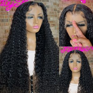Jerry Curly Transparent HD 13x4 13x6 360 Full Lace Front Frontal <b>Wig</b> Raw Human Hair <b>Wig</b> <b>Water</b> Deep <b>Wave</b> <b>Wig</b> Glueless Lace Front - Product Image 2
