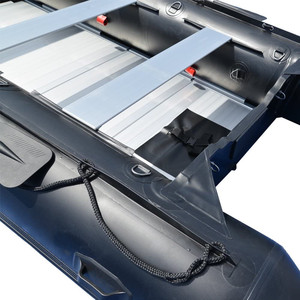 Yacht Sportivo Gonfiabile da 15,4 Piedi Gommone Zattera Pontone in Alluminio PVC con Pavimento in Alluminio Spesso 1,2mm per Lago Immersioni Pesca e Soccorso - Product Image 4