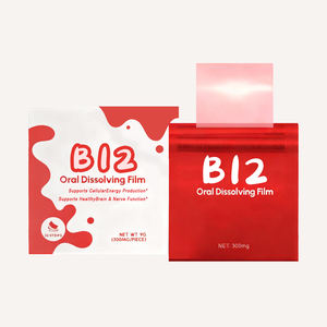 Wellbody Vitamine <span class=keywords><strong>B12</strong></span> Orale Oplossende Filmstrips Voor Volwassenen-Food Grade Oem/Odm Beschikbaar - Product Image 1