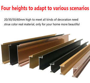 <span class=keywords><strong>Plinthe</strong></span> <span class=keywords><strong>de</strong></span> protection murale encastrée en métal <span class=keywords><strong>de</strong></span> 5cm pour décoration intérieure <span class=keywords><strong>de</strong></span> maison - Product Image 5