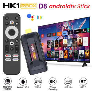 Ihomemix HK1 rbox แท่งทีวี D8 <span class=keywords><strong>4K</strong></span> แอนดรอยด์13 RK3528 2GB 16GB / 4GB 32GB dual WiFi 6 BT รีโมททีวีไฟสมาร์ทไฟติดกล่อง - Product Image 5