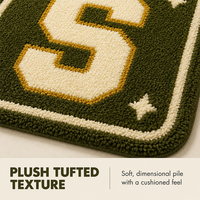 Tapis éducatif touffeté ABC, grand tapis de jeu pour enfants, tapis d'apprentissage pour salon, tapis de sol en peluche antidérapant fabriqué à la machine, tapis de décoration pour la maison