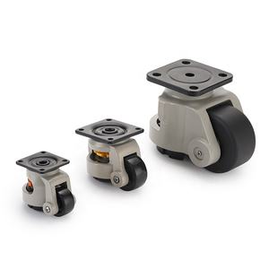 <span class=keywords><strong>40mm</strong></span> schwere <span class=keywords><strong>Nylon</strong></span>-Fuß rolle mit Aluminium rad Langlebige PA-drehbare verstellbare Bolzenloch-OEM-anpassbare Nivel lier rollen - Product Image 4