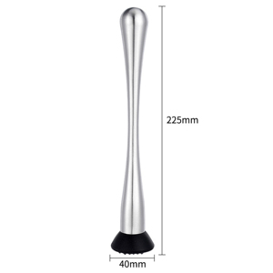 Mayorista: Herramienta de Bar Moderna de Acero Inoxidable, Muddler para Zumos, Varilla de Metal para Triturar Hielo, Mortero para Mojitos y Cocteles, Martillo para Hielo - Product Image 3