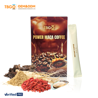 TBG OEM Organic Coffee Energy Energy Coffee Vigor X Power Maca Powder Plus Boxs Energy Boost Enhancement Drinks Coffee for Men