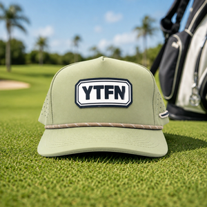Casquette de golf 5 panneaux en silicone avec logo personnalisé, haute qualité, faible MOQ, fermeture Velcro, séchage rapide, respirante, légère, durable, pour hommes - Product Image 3