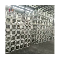 Estructura de Iluminación Plegable Negra para DJ, Certificada por TUV, de Aleación de Aluminio, con Soporte para Altavoces Line Array Metálicos