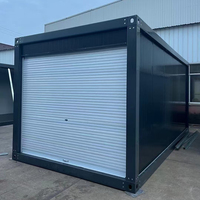 Garage préfabriqué en conteneur, abri de stockage en acier, maison modulaire en conteneur en kit, abri de voiture ouvert pour entrepôt et atelier