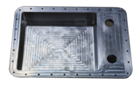 Boîtier de batterie étanche pour vélo électrique et supports de montage en plastique CNC