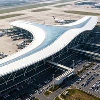 Edificios de Estructura de Acero de Forma Especial para Grandes Centros de Aviación y Aeropuertos, con Fachada Irregular Optimizada y Paredes de Acero Aisladas Ignífugas