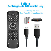 Instahot-Mini clavier sans fil G7BTS BLE 5.0, 2.4G, télécommande Rechargeable, avec souris Air Mouse, pour Smart TV, PC, Android, TV
