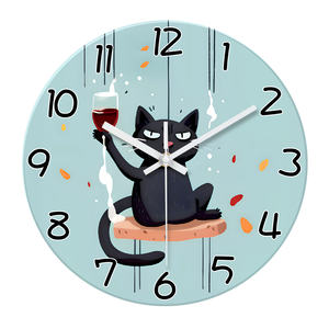 Reloj <span class=keywords><strong>de</strong></span> pared <span class=keywords><strong>de</strong></span> cuarzo <span class=keywords><strong>de</strong></span> <span class=keywords><strong>tortuga</strong></span> <span class=keywords><strong>marina</strong></span> moderno <span class=keywords><strong>de</strong></span> 12 pulgadas, silencioso, 4MM, vidrio templado, personalizado, <span class=keywords><strong>de</strong></span> una sola <span class=keywords><strong>cara</strong></span> para decoración <span class=keywords><strong>de</strong></span> sala <span class=keywords><strong>de</strong></span> estar y dormitorio - Product Image 4