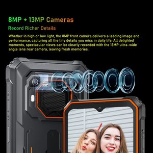 Blackview BV6200 Pro LTE Teléfono resistente 6,56 pulgadas <span class=keywords><strong>Android</strong></span> <span class=keywords><strong>13</strong></span> 13000mAh MT6761V Helio <span class=keywords><strong>A22</strong></span> Quad Core 4GB + 64GB Teléfono inteligente - Product Image 5