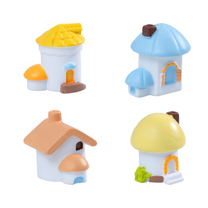 Casa de Verano en Miniatura, Manualidades de Resina, Adorno de Escritorio DIY, Decoraciones de Estilo de Dibujos Animados - Product Image 1