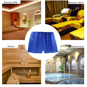 Caleçon boxeur non-tissé jetable écologique pour <span class=keywords><strong>homme</strong></span>, sous-vêtement sanitaire, short jetable pour salon spa - Product Image 6