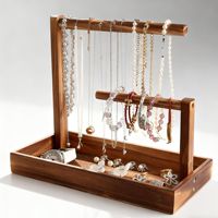 Boîte à bijoux haut de gamme en pin de Nouvelle-Zélande, support de rangement vintage pour bracelets, présentoir pour montres et objets d'art
