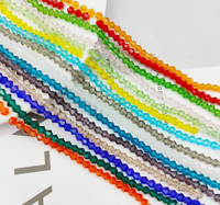 Perles de cristal bicones facettées 2/4/6/8 mm, brillantes et polies, perles en vrac, fabrication OEM personnalisée, vente en gros, livraison directe d'usine