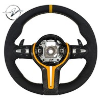 Volant sport personnalisé à 3 branches en cuir antidérapant pour BMW F30 F10 E90 F32 F36 M340i E39 F22 F11 540i E87 F82 M3 M5 E70