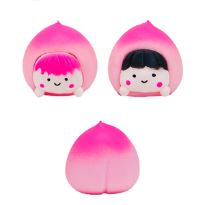 ของเล่นบีบคลายเครียดรูปพีชแบบคลาสสิก ทำจากแป้งและ TPR เหมาะสำหรับทุกวัย ช่วยเพิ่มความสุขได้ง่ายๆ - Product Image 2