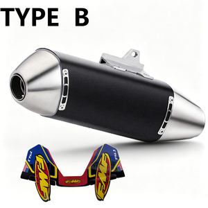 Silencieux d'échappement de moto 51 mm 4T Escape Moto Dirt Bike Scooter <span class=keywords><strong>Motocross</strong></span> Universel pour KTM EXC CRF150 EXC WR450 RC390 - Product Image 4